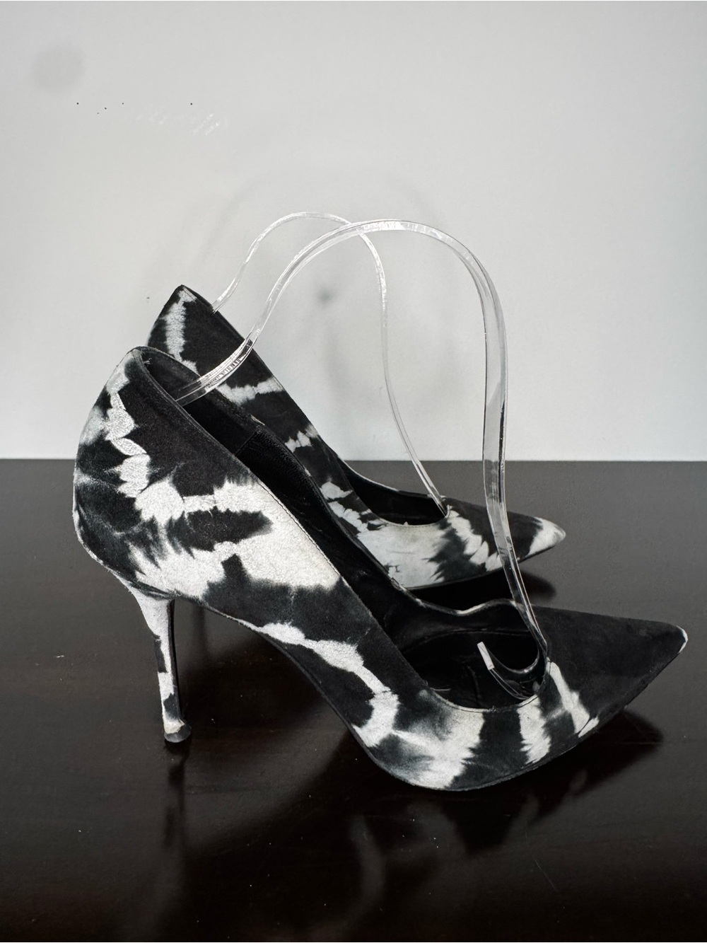 ARCHIVAL Elyse Walker Tie-Dye Calf Hair Pointed Toe Pumps